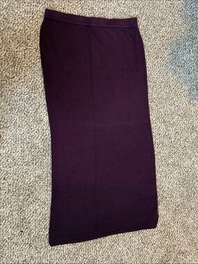 Kaii Plum Maxi Pencil Skirt